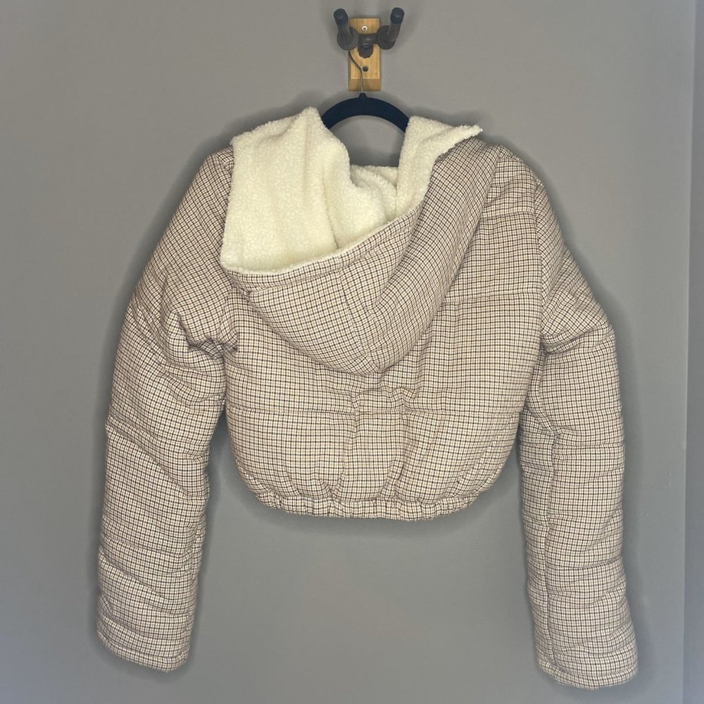 Patterned Cropped Puffer - image 2